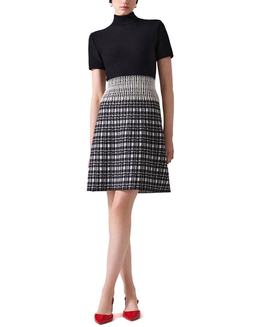 Каролина Эррера Мини-платье с высоким воротником из шерстяной смеси Carolina Herrera, черный
Каролина Эррера Мини-платье с высоким воротником из шерстяной смеси Carolina Herrera, черный