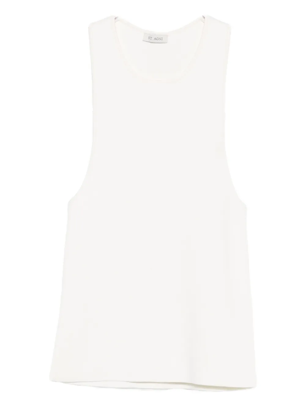 Топ-майка из рубчатой вязки St. Agni, белый
Топ-майка из рубчатой вязки St. Agni, белый