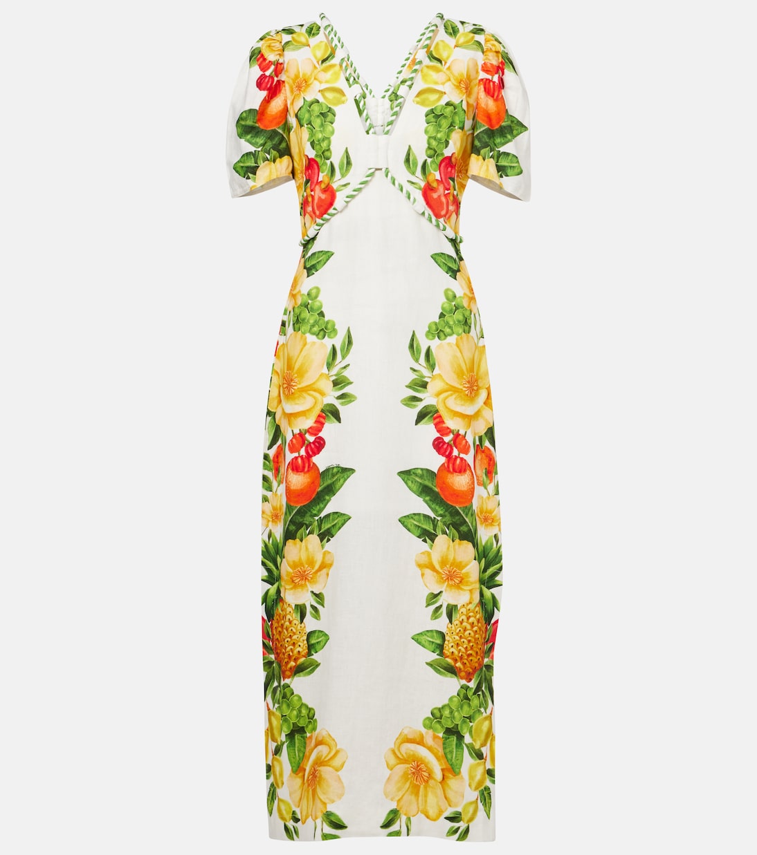 Льняное макси-платье с цветочным принтом Farm Rio, Picnic Flowers Off-White
Льняное макси-платье с цветочным принтом Farm Rio, Picnic Flowers Off-White