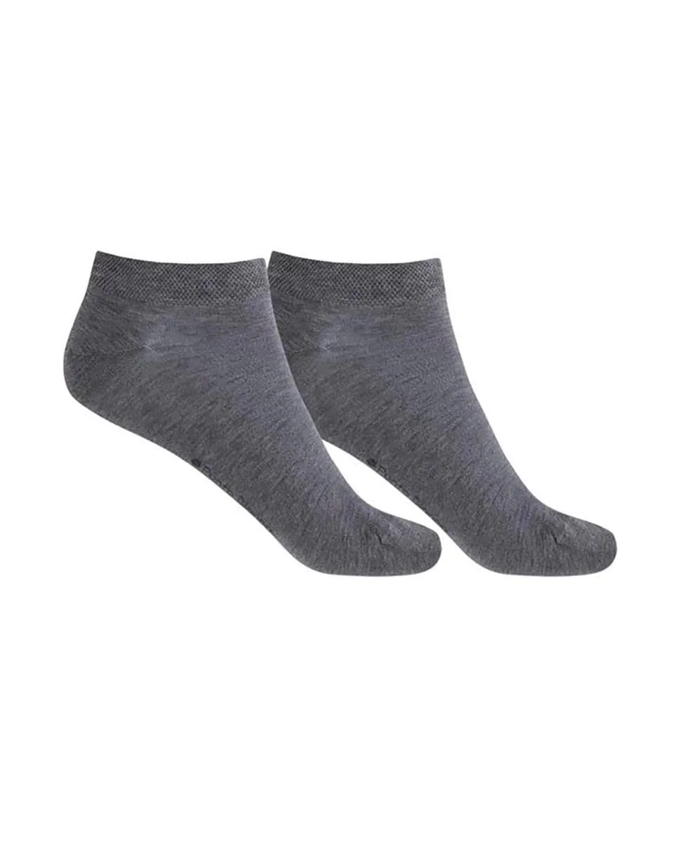 Набор из 2 пар женских носков из мерсеризованного хлопка однотонные - Banana Punto Blanco, серый
Набор из 2 пар женских носков из мерсеризованного хлопка однотонные - Banana Punto Blanco, серый