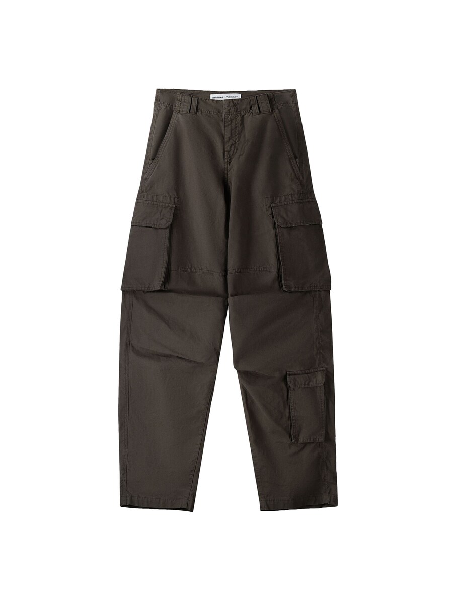 Брюки-карго свободного кроя Bershka, хаки
Брюки-карго свободного кроя Bershka, хаки