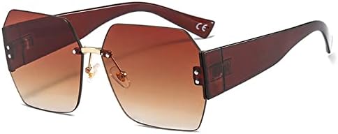 Женские солнцезащитные очки без оправы, очки-маска, женские солнцезащитные очки с цветочным рисунком, защита от УФ-излучения UV400, винтажные очки MTZJH, C2brown-brown
Женские солнцезащитные очки без оправы, очки-маска, женские солнцезащитные очки с цветочным рисунком, защита от УФ-излучения UV400, винтажные очки MTZJH, C2brown-brown