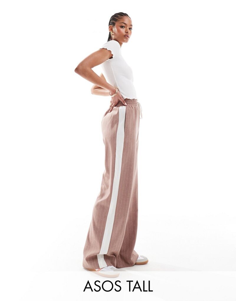 Брюки в полоску из норки с контрастной вставкой ASOS DESIGN Tall
Брюки в полоску из норки с контрастной вставкой ASOS DESIGN Tall