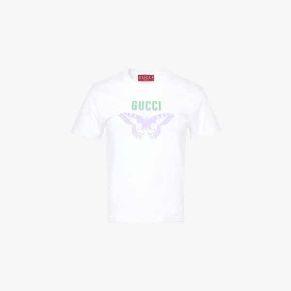 Новая рубашка поло в стиле 70-х годов с полосатым воротником из хлопка-пике стретч Gucci, белый
Новая рубашка поло в стиле 70-х годов с полосатым воротником из хлопка-пике стретч Gucci, белый