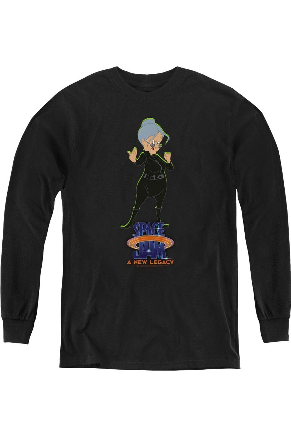 Space Jam 2: Бабуля в Матрице молодежный худи с длинным рукавом Gildan, черный
Space Jam 2: Бабуля в Матрице молодежный худи с длинным рукавом Gildan, черный