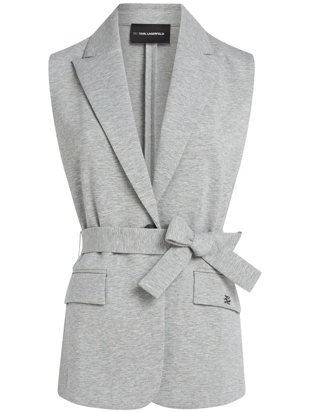Жилет с поясом KARL LAGERFELD, серый
Жилет с поясом KARL LAGERFELD, серый