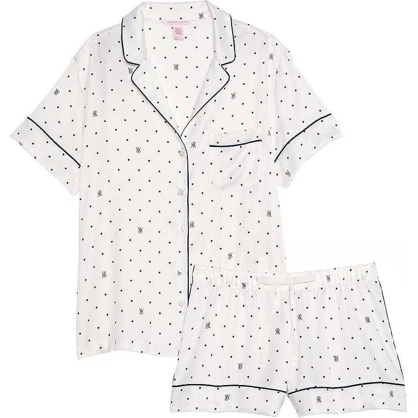 Сатиновый комплект пижамы с шортами / Кокосовый белый комплект пижамы для женщин Victoria's Secret, Кокосовый белый
Сатиновый комплект пижамы с шортами / Кокосовый белый комплект пижамы для женщин Victoria's Secret, Кокосовый белый