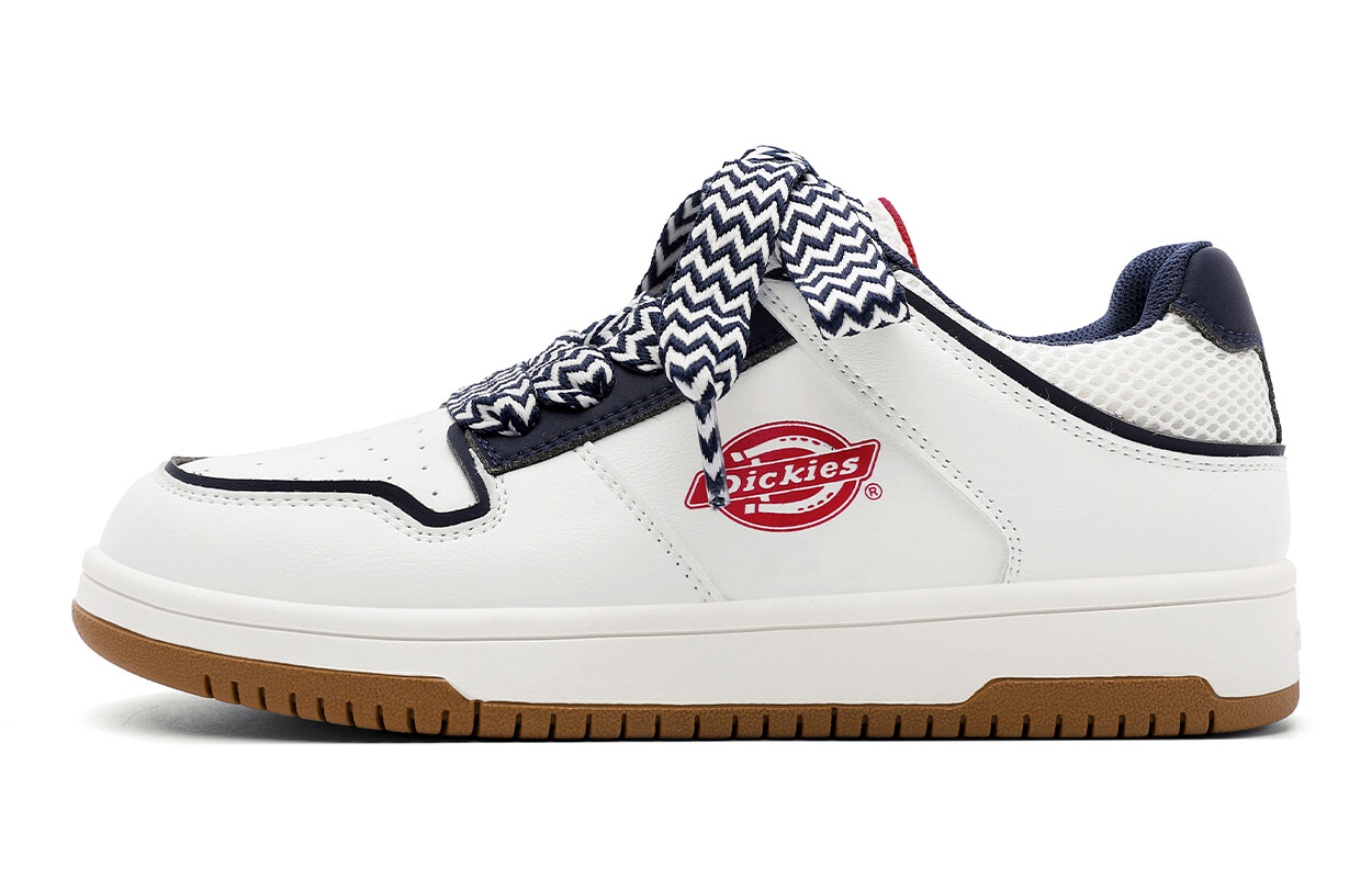 Детские кроссовки для скейтбординга PS Low-top белые/синие Dickies, белый/синий 
Детские кроссовки для скейтбординга PS Low-top белые/синие Dickies, белый/синий