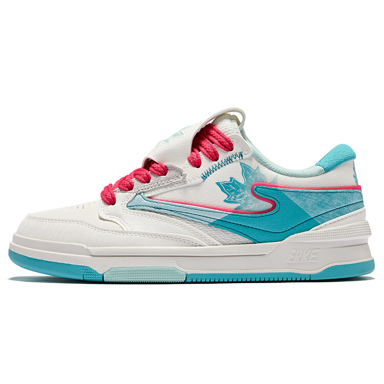 Кеды, скейтборд обувь женская низкая микрокристаллическая белый водно-зеленый Erke
Кеды, скейтборд обувь женская низкая микрокристаллическая белый водно-зеленый Erke