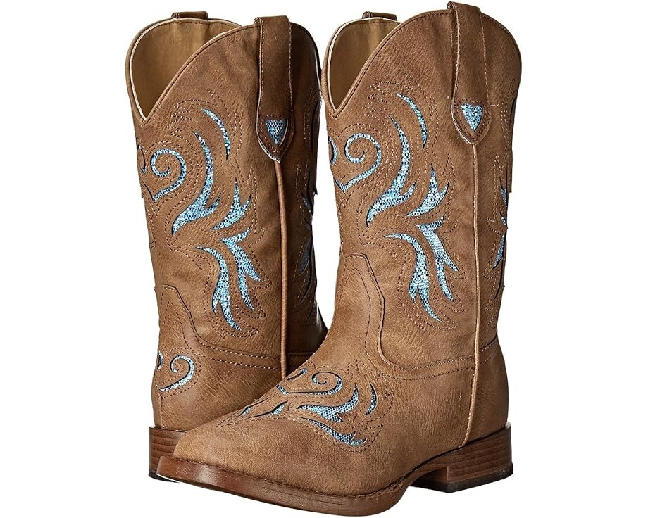 Ботинки Roper Kids Glitter Breeze Square Toe Boot, желто-коричневый
Ботинки Roper Kids Glitter Breeze Square Toe Boot, желто-коричневый