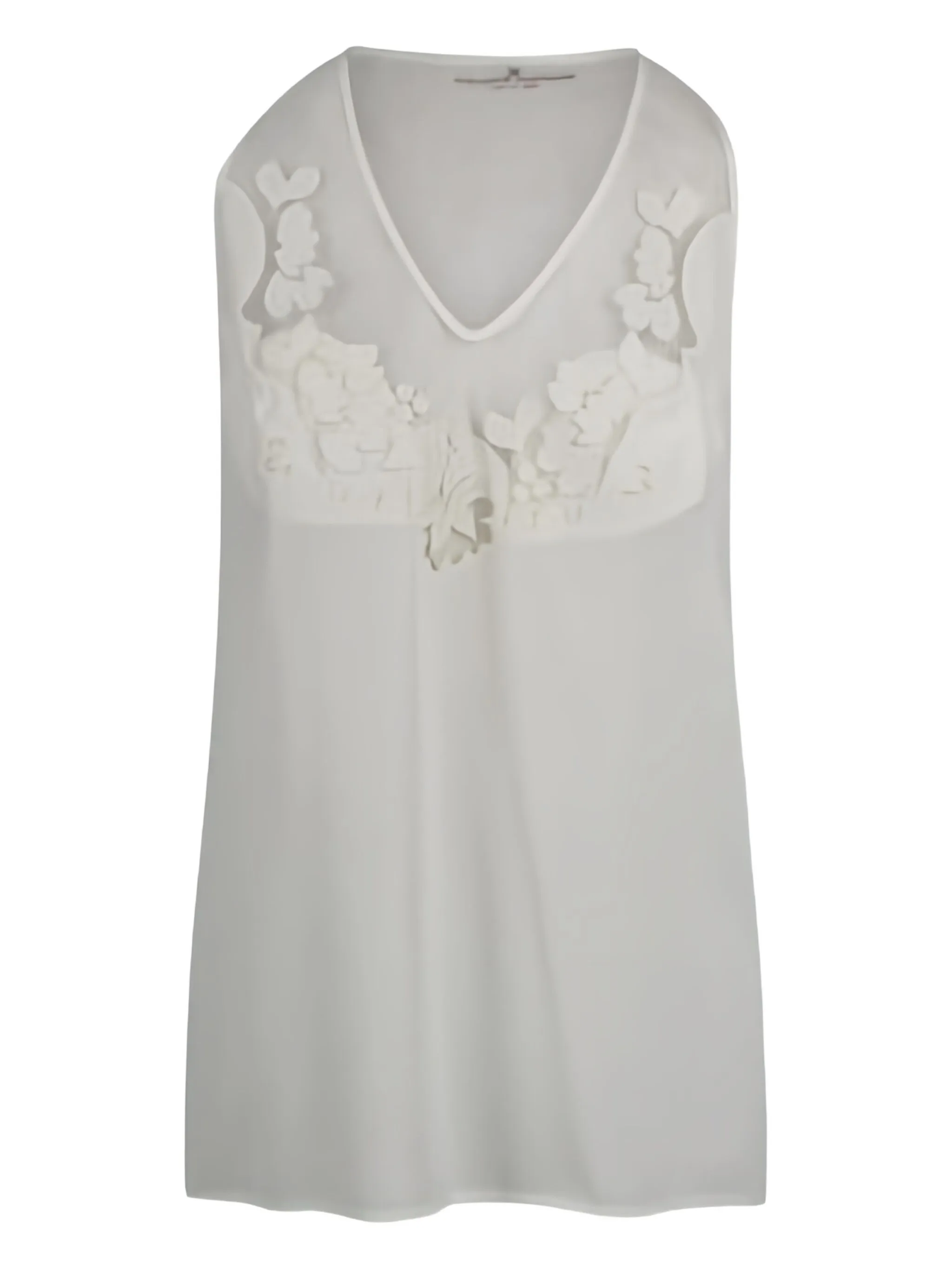 Блузка с цветочными деталями Ermanno Scervino, белый
Блузка с цветочными деталями Ermanno Scervino, белый