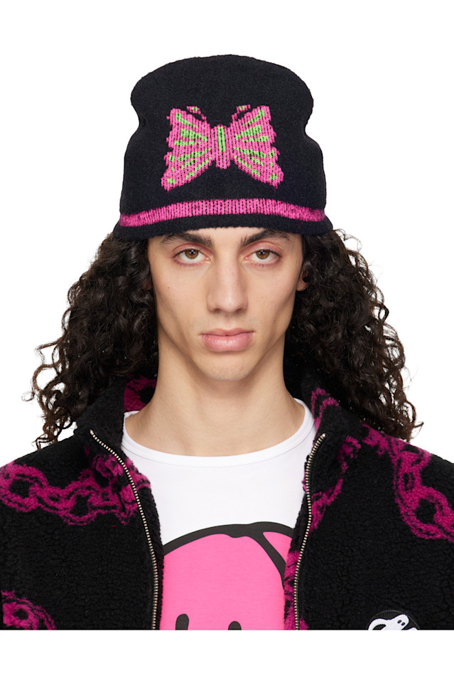 Chopova Lowena Черная шапка-бини в стиле кибербабочки
Chopova Lowena Черная шапка-бини в стиле кибербабочки