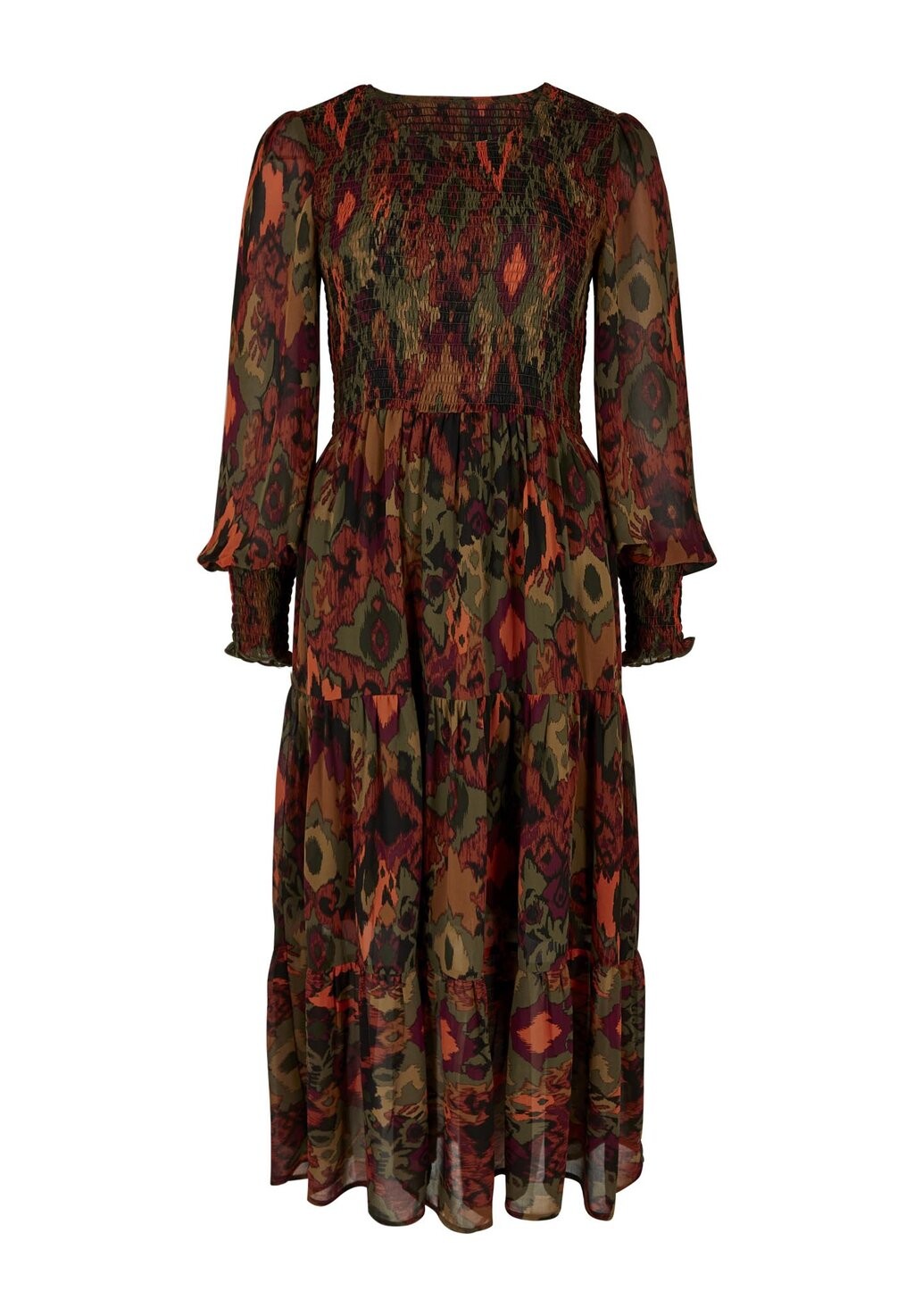 Дневное платье SMOCKED IKAT MIDI Apricot, хаки
Дневное платье SMOCKED IKAT MIDI Apricot, хаки