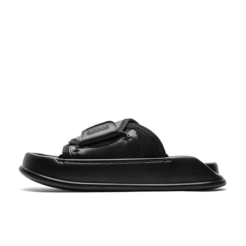 Ritai Скользостойкие износостойкие шлепанцы мужские - черные, цвет Black
Ritai Скользостойкие износостойкие шлепанцы мужские - черные, цвет Black