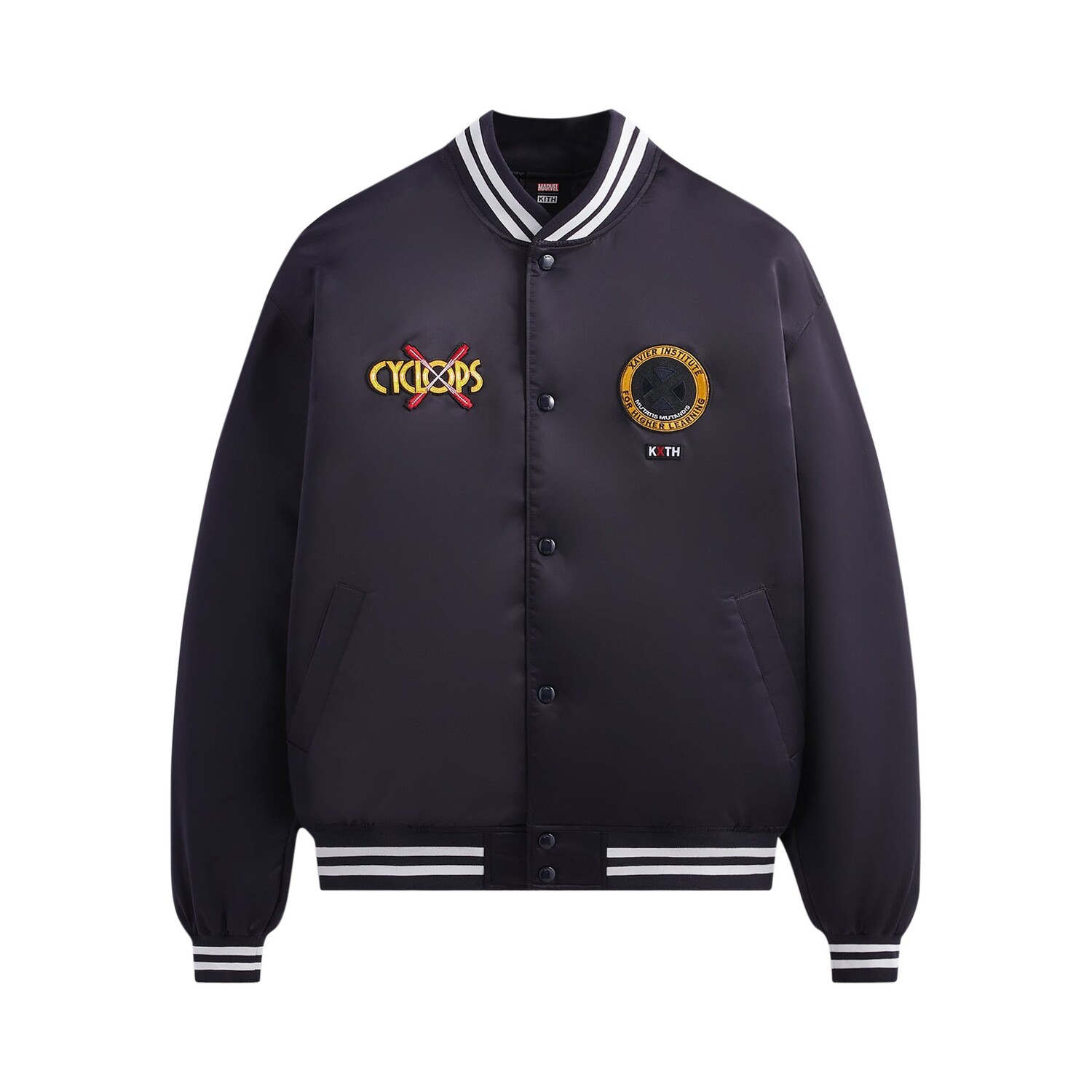 Атласный бомбер Kith For X-Men Cyclops Ink
Атласный бомбер Kith For X-Men Cyclops Ink