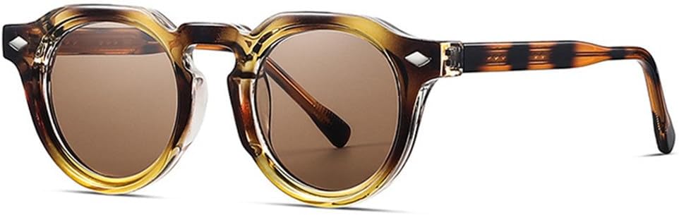 Ретро круглые женские солнцезащитные очки класса люкс, модные сине-зеленые оттенки, защита от УФ-излучения UV400, мужские трендовые очки с заклепками, панк-очки TKKTLLT, Amber Tea
Ретро круглые женские солнцезащитные очки класса люкс, модные сине-зеленые оттенки, защита от УФ-излучения UV400, мужские трендовые очки с заклепками, панк-очки TKKTLLT, Amber Tea