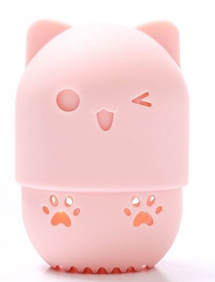 Deni Carte, Чехол для блендера для спонжа для макияжа, защитный силиконовый косметический блендер, розовый
Deni Carte, Чехол для блендера для спонжа для макияжа, защитный силиконовый косметический блендер, розовый