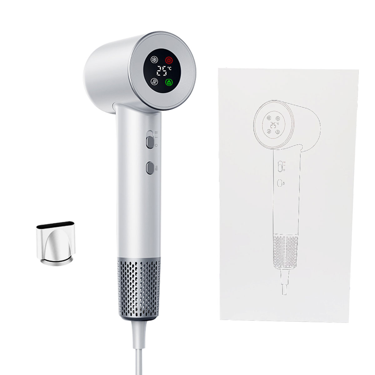 Фен для волос East Neren, Simple White
Фен для волос East Neren, Simple White