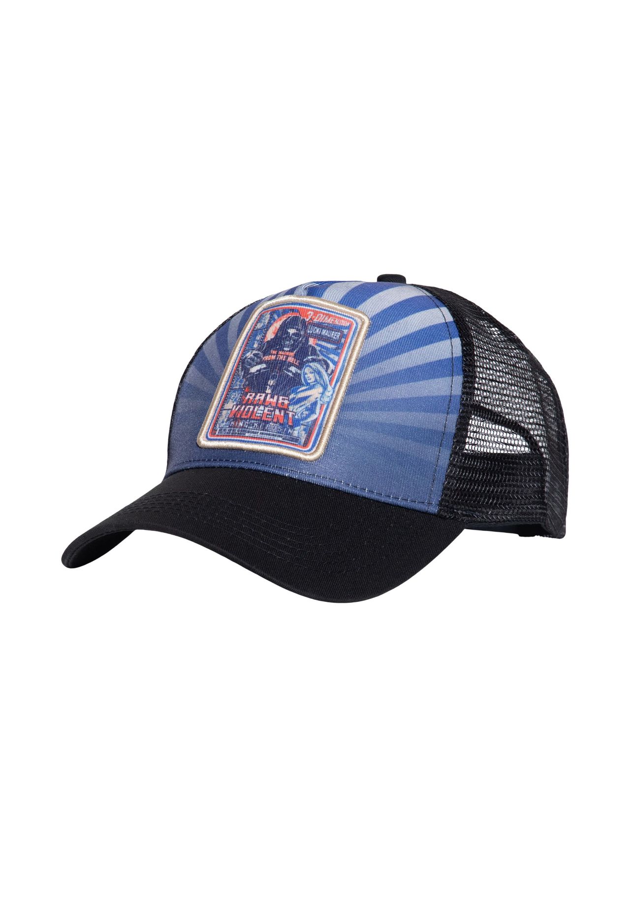 Кепка Trucker Lucki Maurer Limited Edition Raw & Violent KING KEROSIN, синий
Кепка Trucker Lucki Maurer Limited Edition Raw & Violent KING KEROSIN, синий