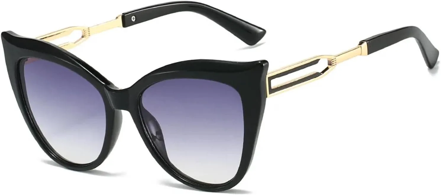 Роскошные ретро-солнцезащитные очки с леопардовым принтом и градиентом «кошачий глаз» для женщин и мужчин, с защитой от УФ-излучения UV400 TKKTLLT, Black Gray
Роскошные ретро-солнцезащитные очки с леопардовым принтом и градиентом «кошачий глаз» для женщин и мужчин, с защитой от УФ-излучения UV400 TKKTLLT, Black Gray