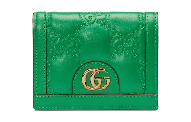GUCCI Кошелек-клатч GG Matelassé Leather Card Holder Trumpets для женщин, зеленый
GUCCI Кошелек-клатч GG Matelassé Leather Card Holder Trumpets для женщин, зеленый