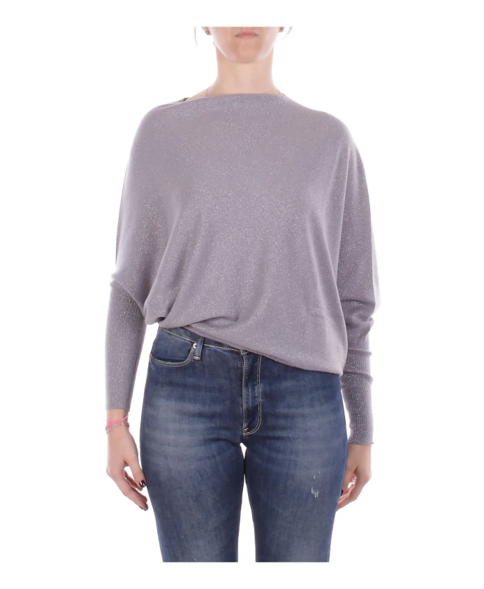 Асимметричный свитер Manila Grace, серый
Асимметричный свитер Manila Grace, серый