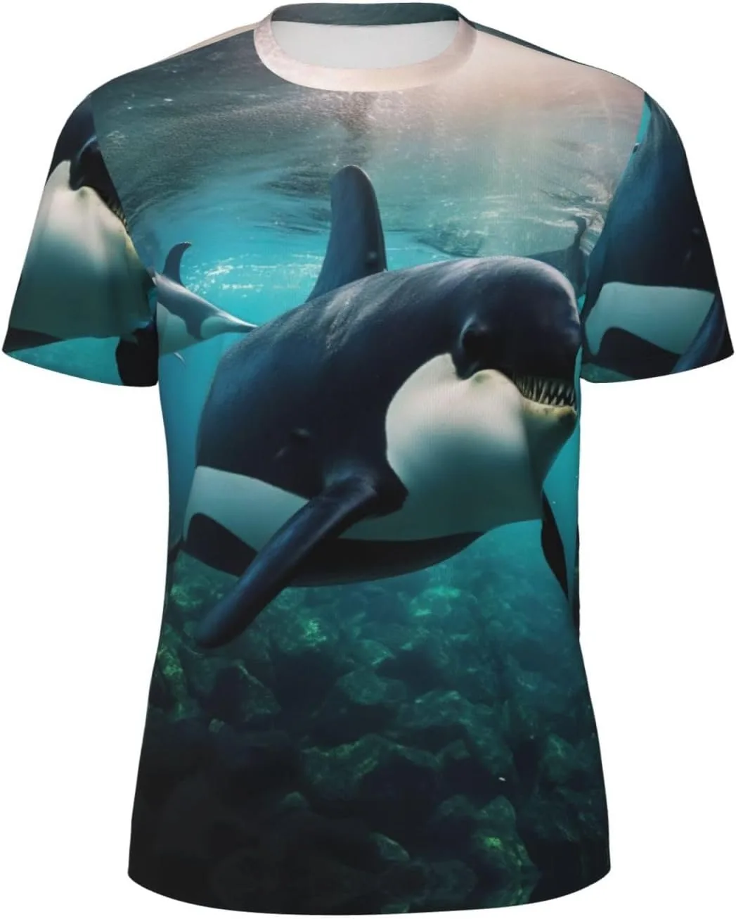 Футболка мужская летняя с принтом китов, легкая и дышащая SDFHU
Футболка мужская летняя с принтом китов, легкая и дышащая SDFHU