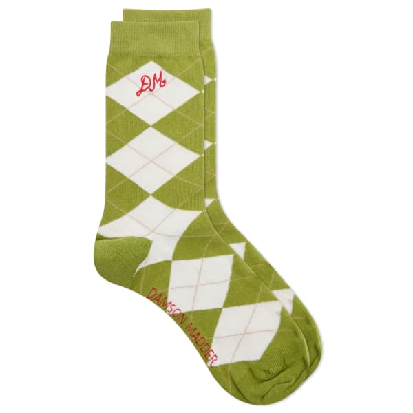 Носки с ромбами длиной до икры Damson Madder, цвет chartruse
Носки с ромбами длиной до икры Damson Madder, цвет chartruse