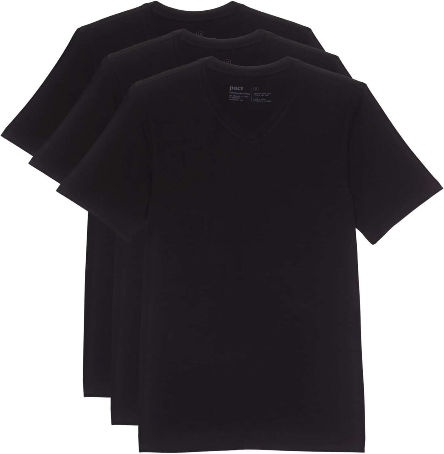 Комплект из 3 маек Cool-Stretch с V-образным вырезом PACT, черный
Комплект из 3 маек Cool-Stretch с V-образным вырезом PACT, черный