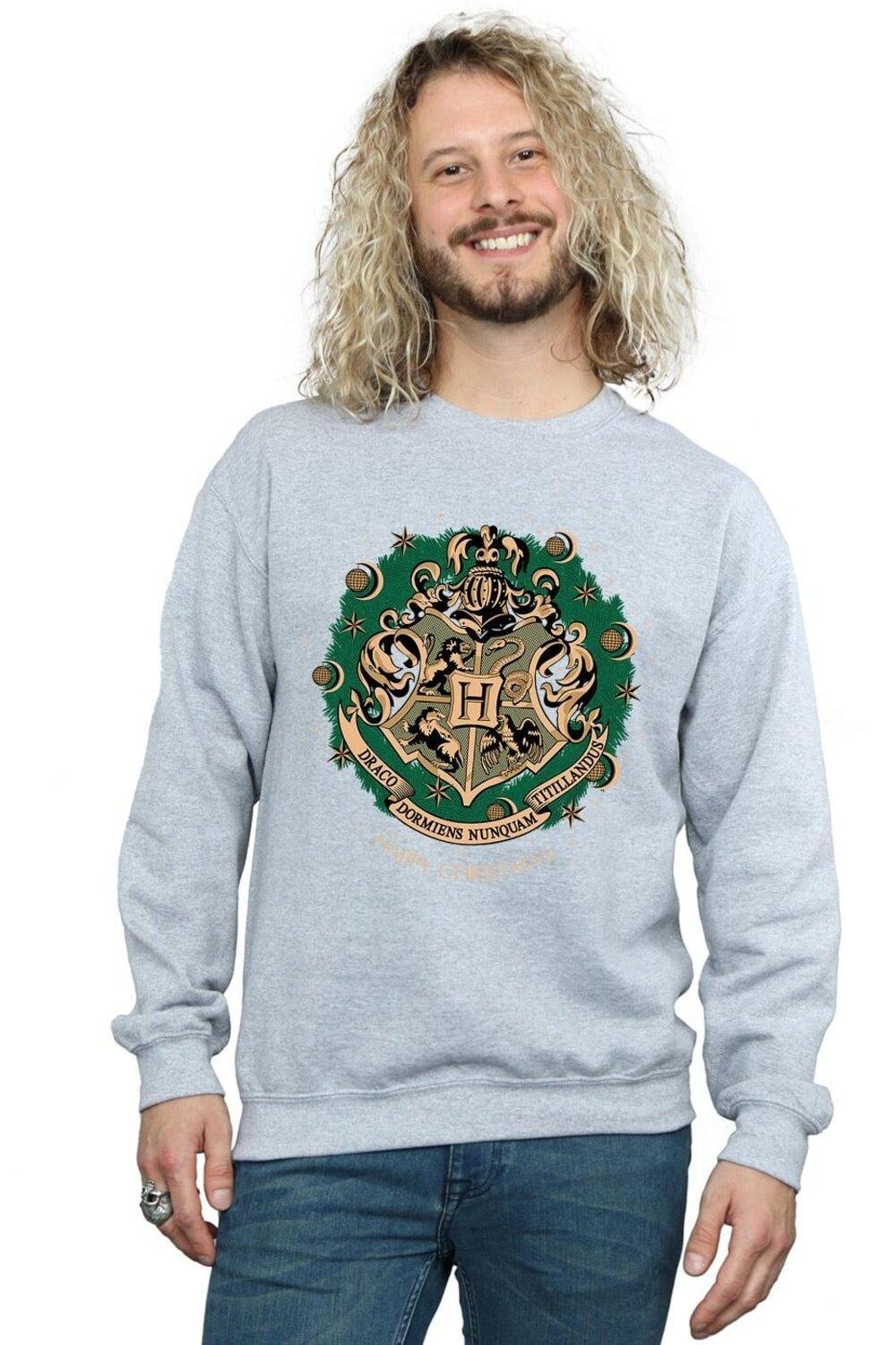 Толстовка с рождественским венком Harry Potter, серый
Толстовка с рождественским венком Harry Potter, серый