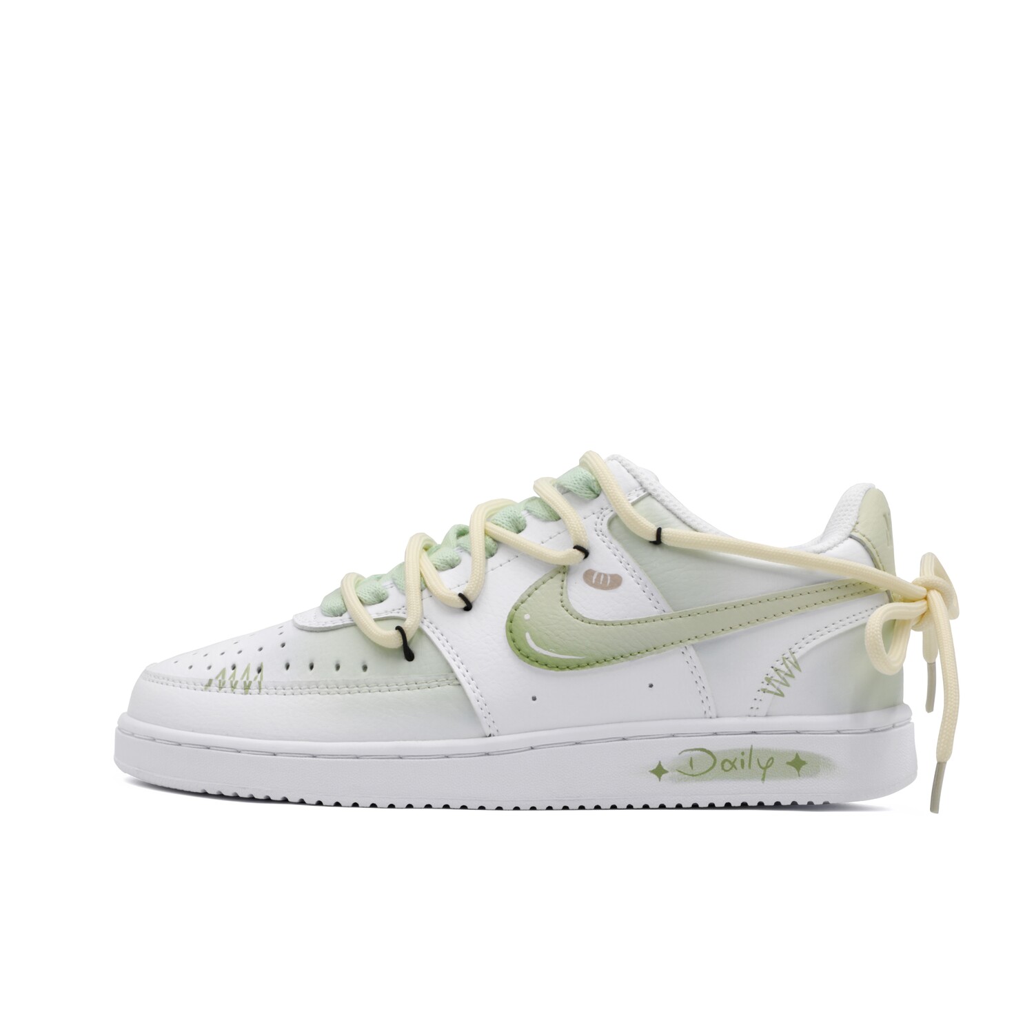 Кроссовки Nike Court Vision Skateboarding Shoes Men Low-top White/Green, зеленый
Кроссовки Nike Court Vision Skateboarding Shoes Men Low-top White/Green, зеленый