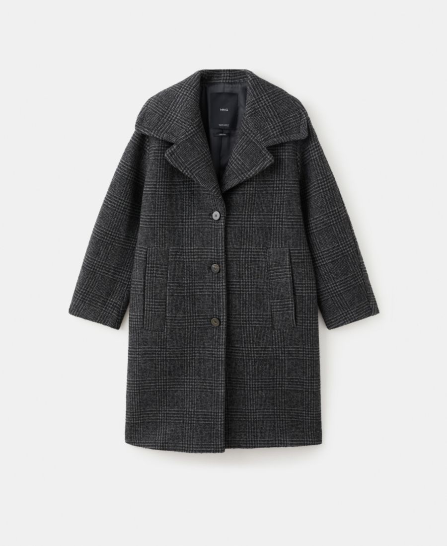 Женское клетчатое пальто из шерстяной смеси MANGO, Gray
Женское клетчатое пальто из шерстяной смеси MANGO, Gray