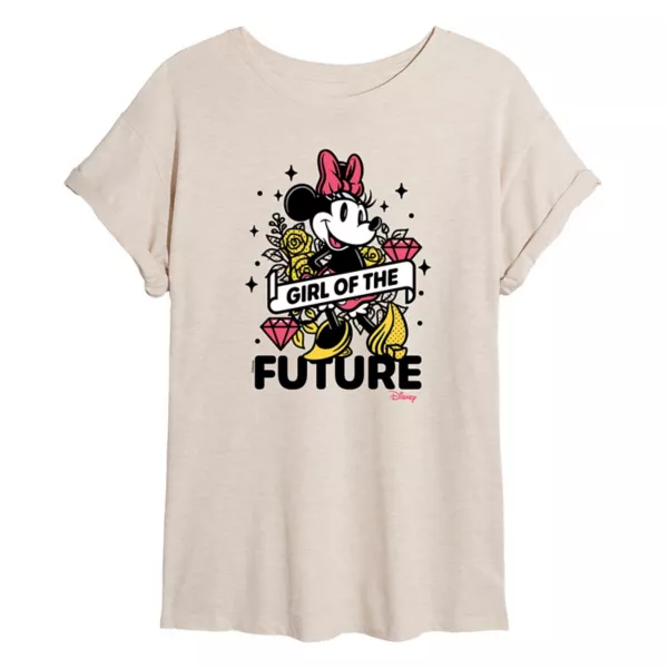 Футболка оверсайз с принтом "Девушка будущего" для девочек Disney, бежевый
Футболка оверсайз с принтом "Девушка будущего" для девочек Disney, бежевый