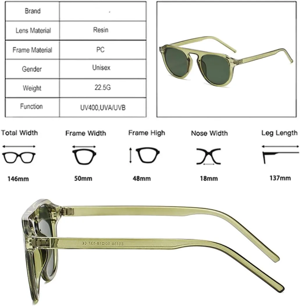 Ретро-солнцезащитные очки с заклепками для мужчин, модные темно-зеленые, с защитой от УФ-излучения UV400, трендовые для женщин UUPTTPL, Red Brown Dark Green
Ретро-солнцезащитные очки с заклепками для мужчин, модные темно-зеленые, с защитой от УФ-излучения UV400, трендовые для женщин UUPTTPL, Red Brown Dark Green