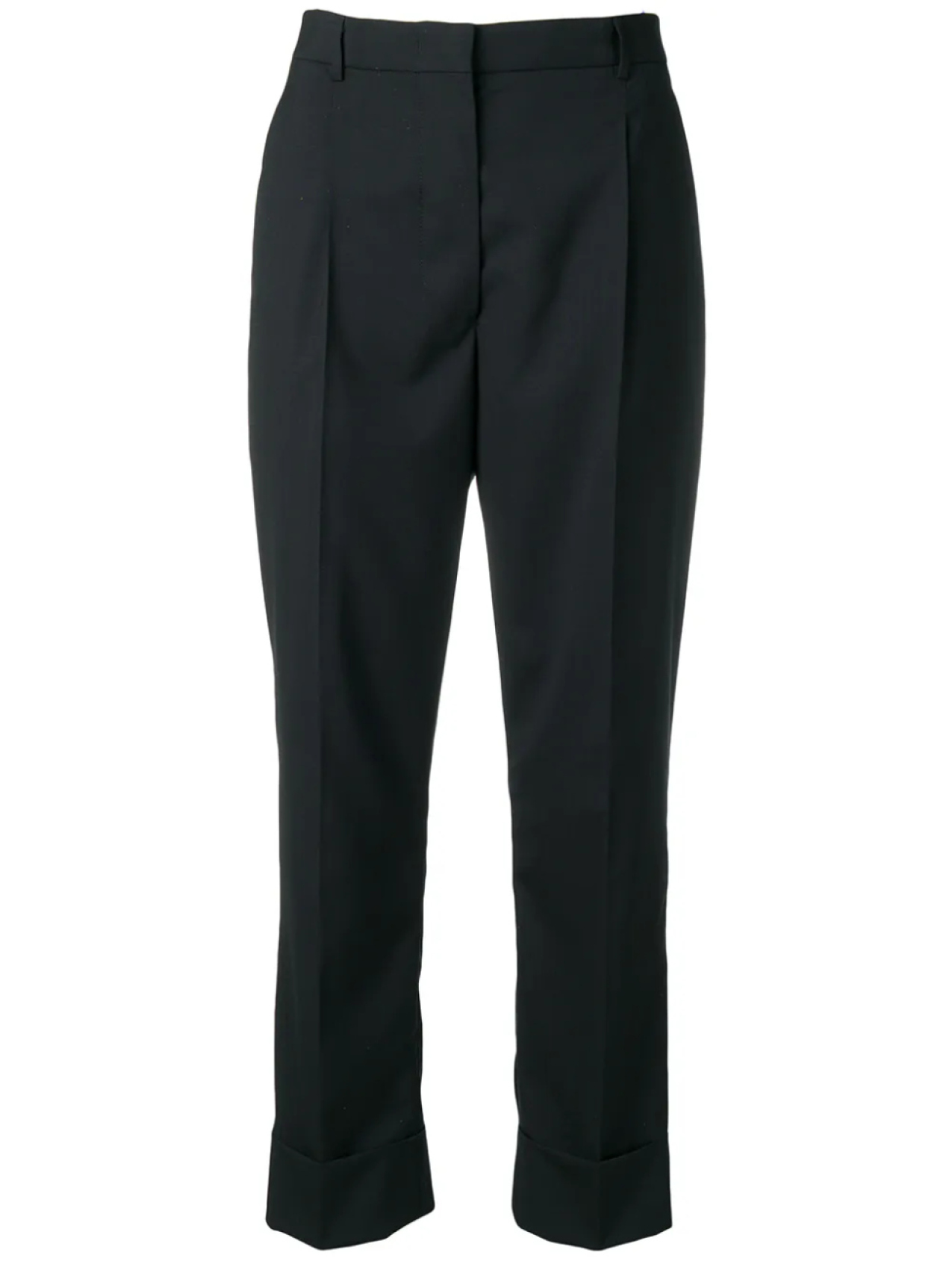 Prada укороченные брюки строгого кроя, синий
Prada укороченные брюки строгого кроя, синий