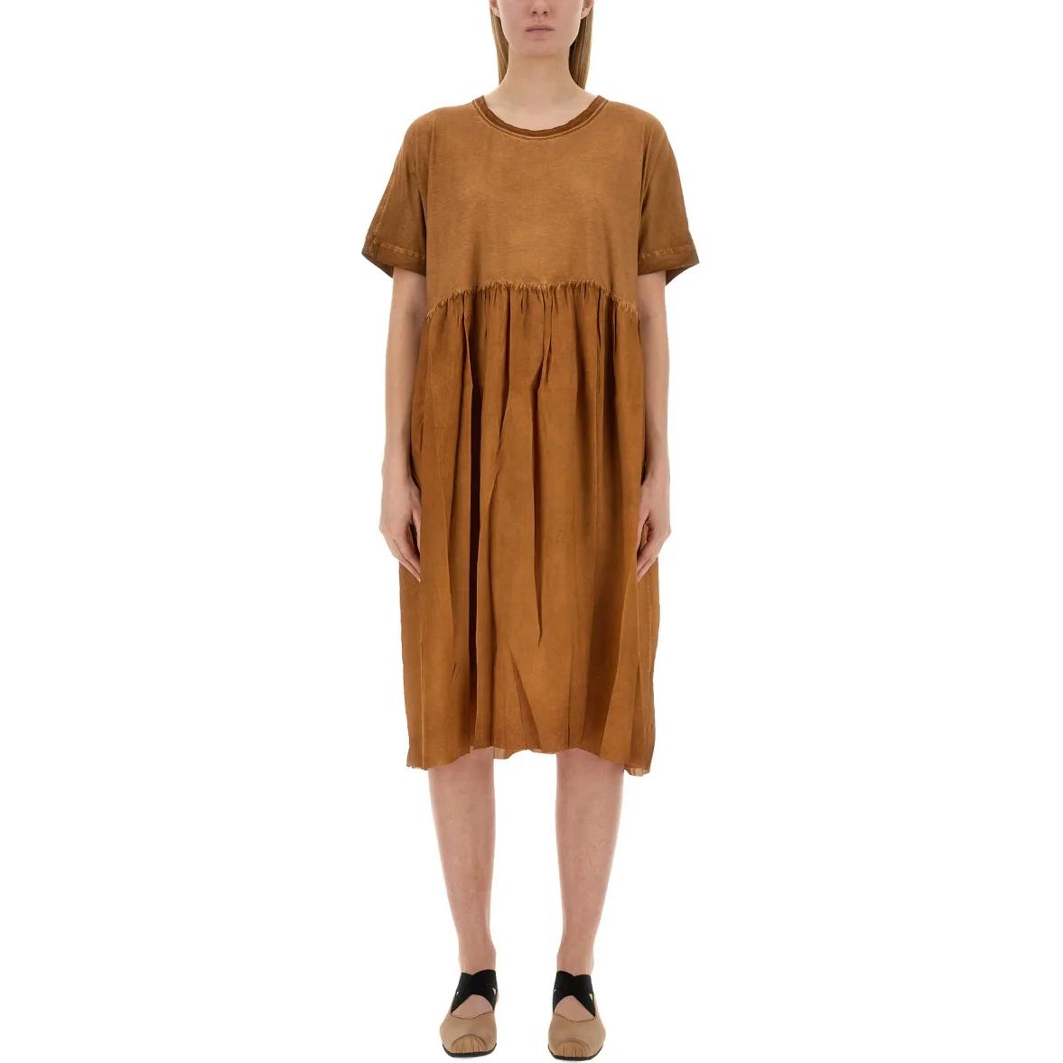 UMA WANG Коричневое женское платье с короткими рукавами
UMA WANG Коричневое женское платье с короткими рукавами