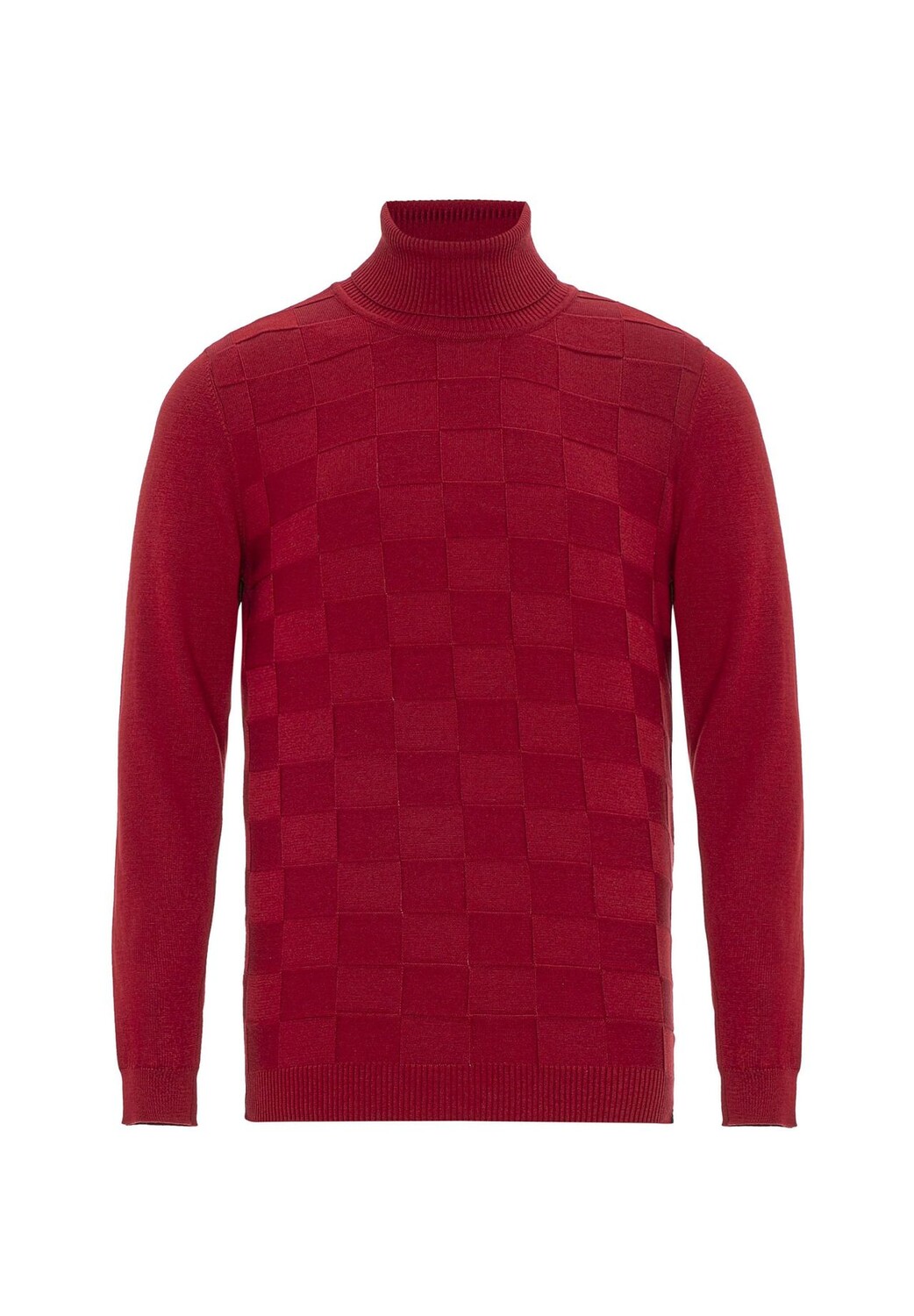 Свитер-водолазка с клетчатым узором CIPO & BAXX, красный
Свитер-водолазка с клетчатым узором CIPO & BAXX, красный
