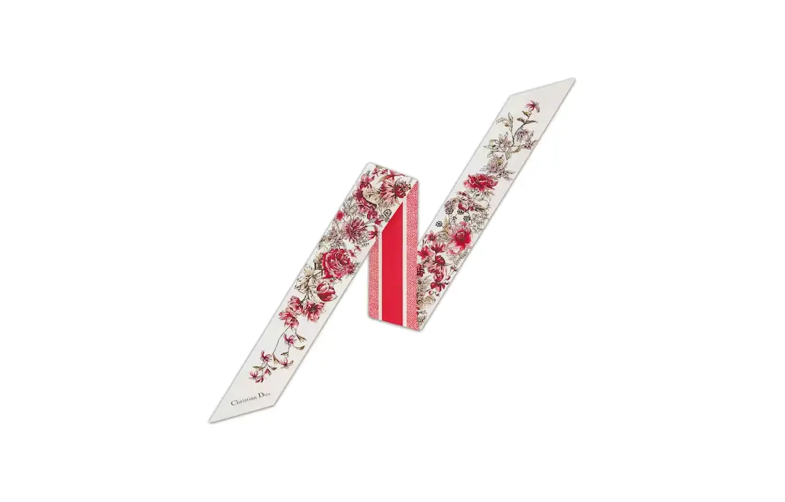 DIOR Шёлковый шарф женский белый, White
DIOR Шёлковый шарф женский белый, White