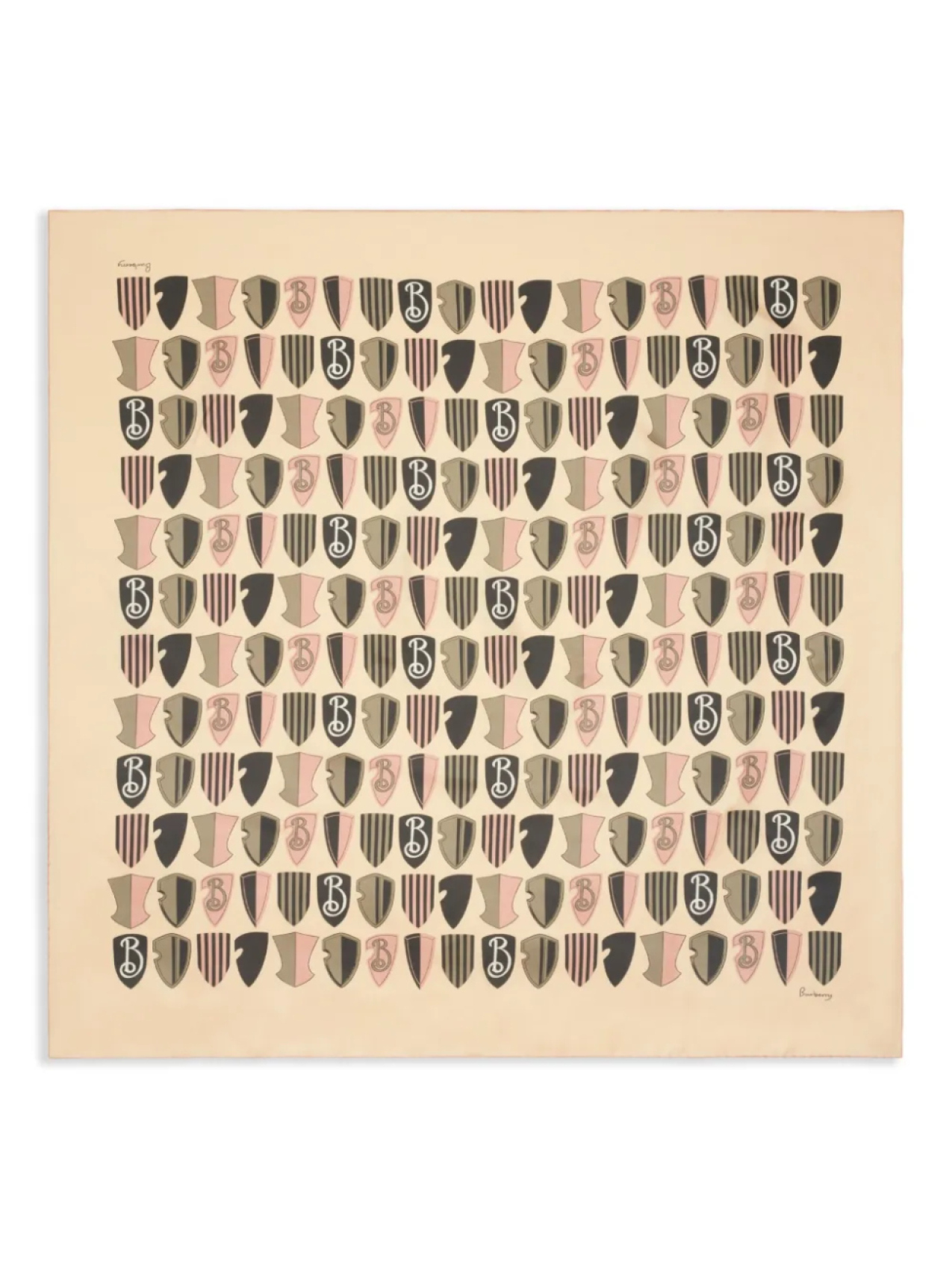 Шелковый шарф Burberry Shield, нейтральный
Шелковый шарф Burberry Shield, нейтральный