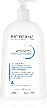 Пенящийся питательный гель для сухой и атопической кожи Bioderma Atoderm Intensive Gel Moussant, 1000 ml
Пенящийся питательный гель для сухой и атопической кожи Bioderma Atoderm Intensive Gel Moussant, 1000 ml