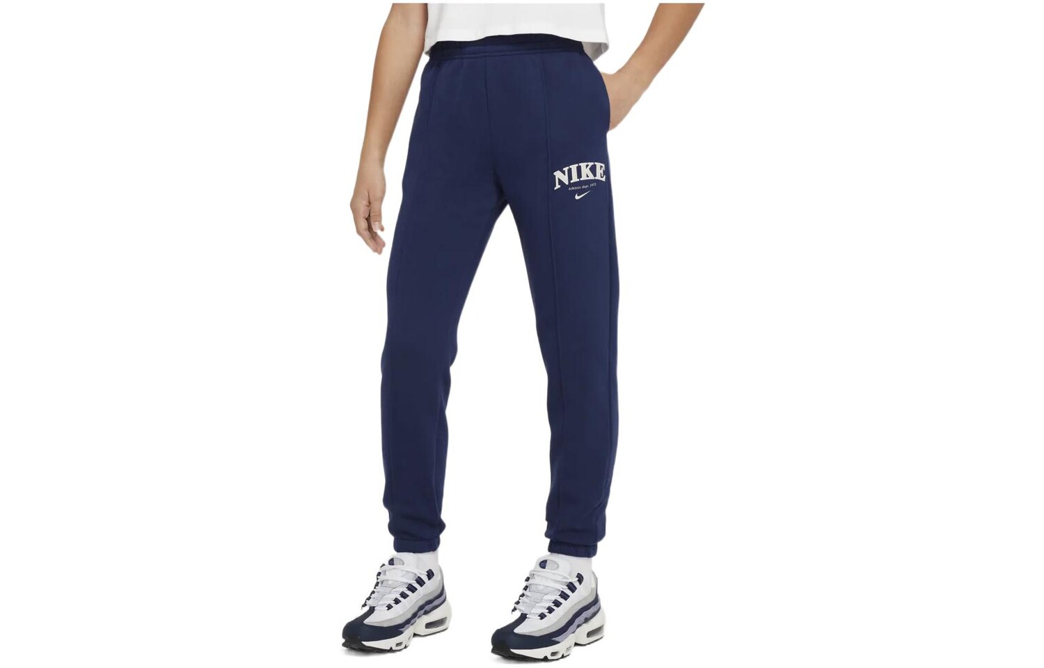 Детские трикотажные спортивные штаны Nike, синий
Детские трикотажные спортивные штаны Nike, синий