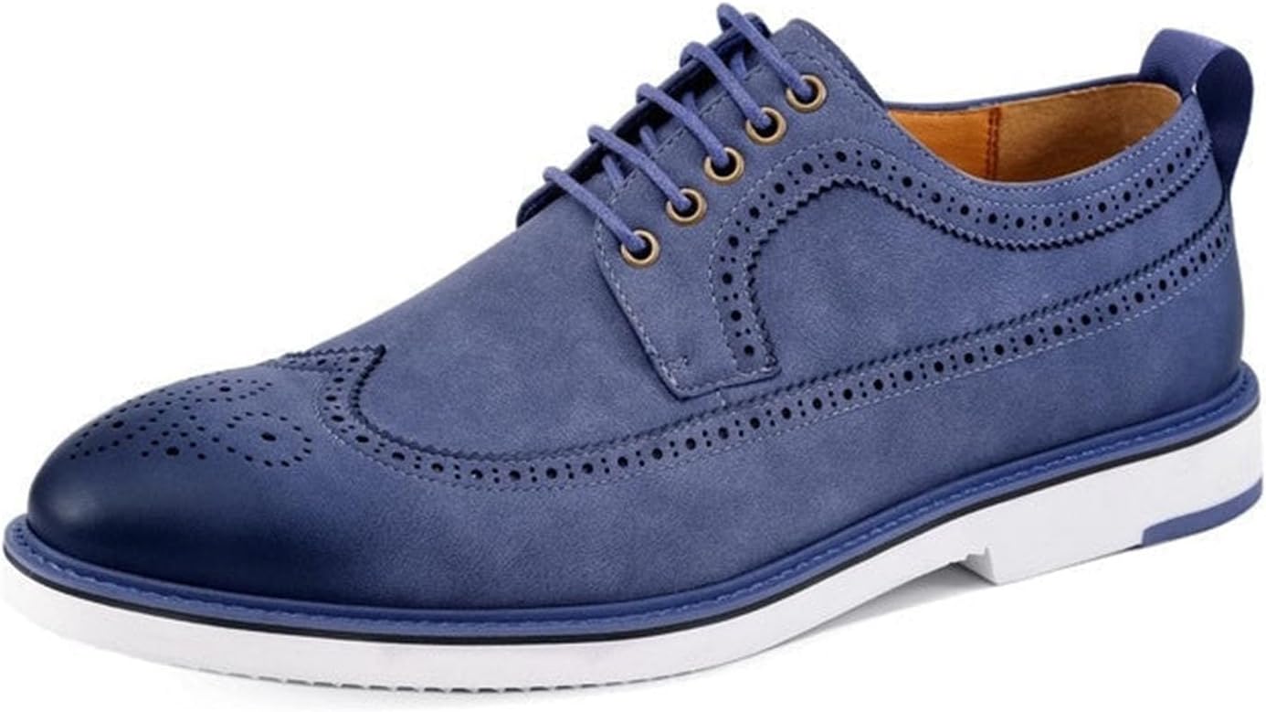 Мужские оксфорды Amali с текстурированным носком, мужские оксфорды из высококачественной искусственной кожи, универсальная официальная обувь для любого случая, синий
Мужские оксфорды Amali с текстурированным носком, мужские оксфорды из высококачественной искусственной кожи, универсальная официальная обувь для любого случая, синий