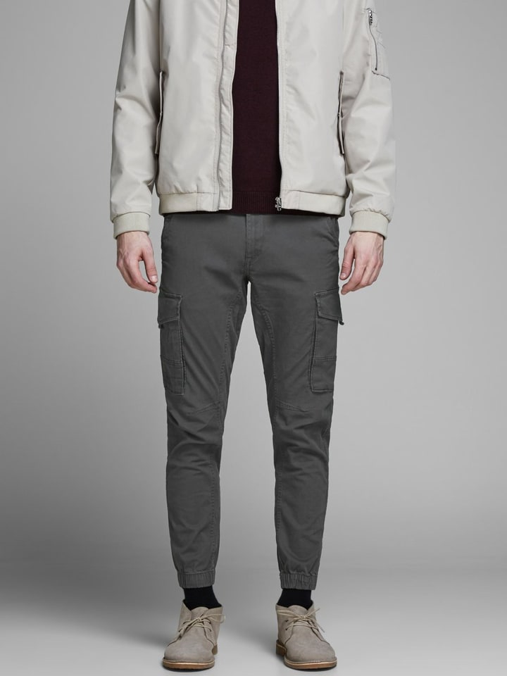 Брюки-Карго Jack & Jones, серый 
Брюки-Карго Jack & Jones, серый