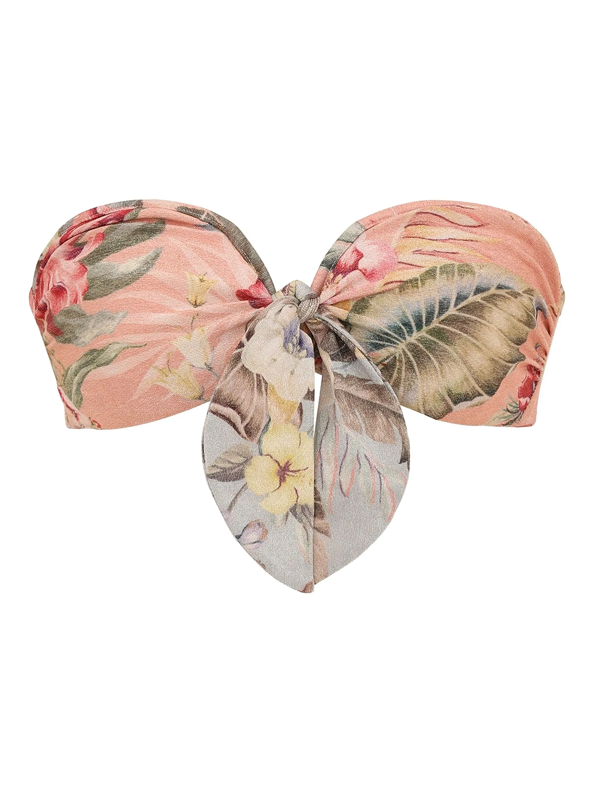 Топ бикини с цветочным принтом Zimmermann, розовый
Топ бикини с цветочным принтом Zimmermann, розовый