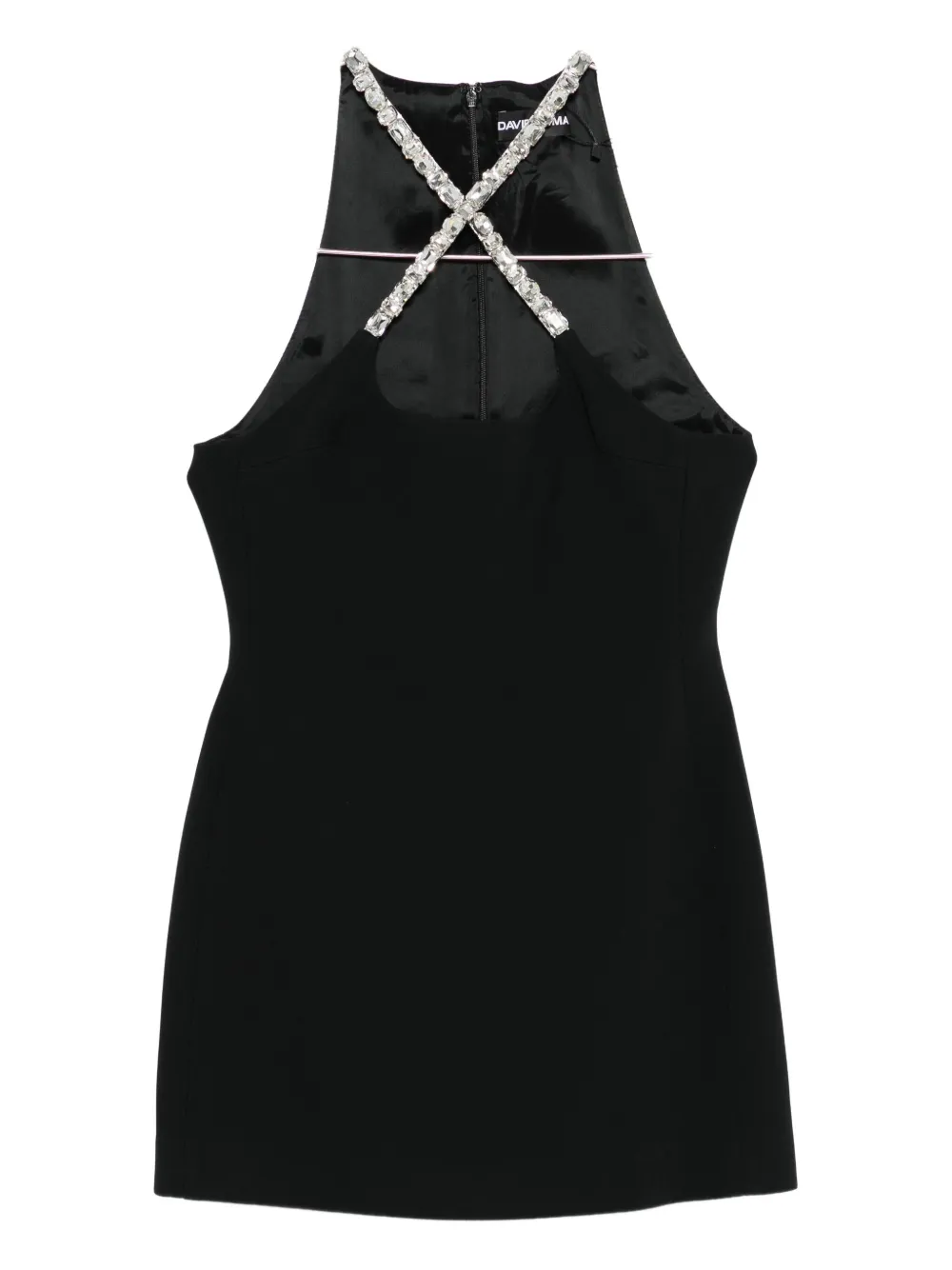 Платье на шее с кристаллами David Koma, черный
Платье на шее с кристаллами David Koma, черный