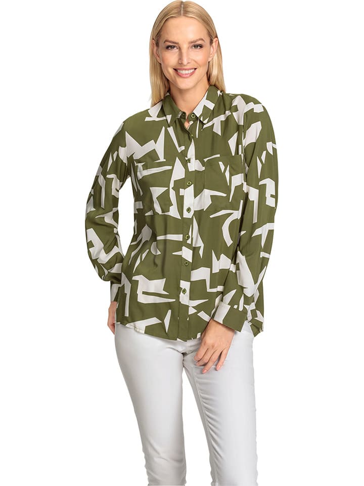 Блузка Heine, цвет oliv/weiß
Блузка Heine, цвет oliv/weiß