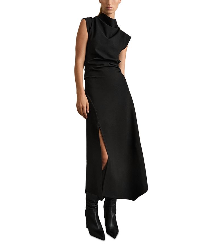 Платье миди из джерси Harlan Twill REISS, черный
Платье миди из джерси Harlan Twill REISS, черный