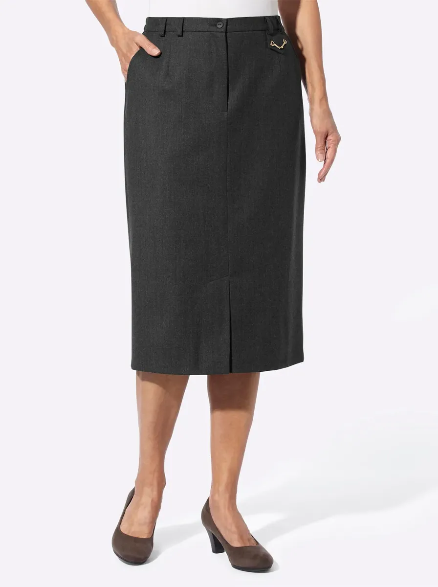 Классическая тканая юбка Classic, антрацит
Классическая тканая юбка Classic, антрацит