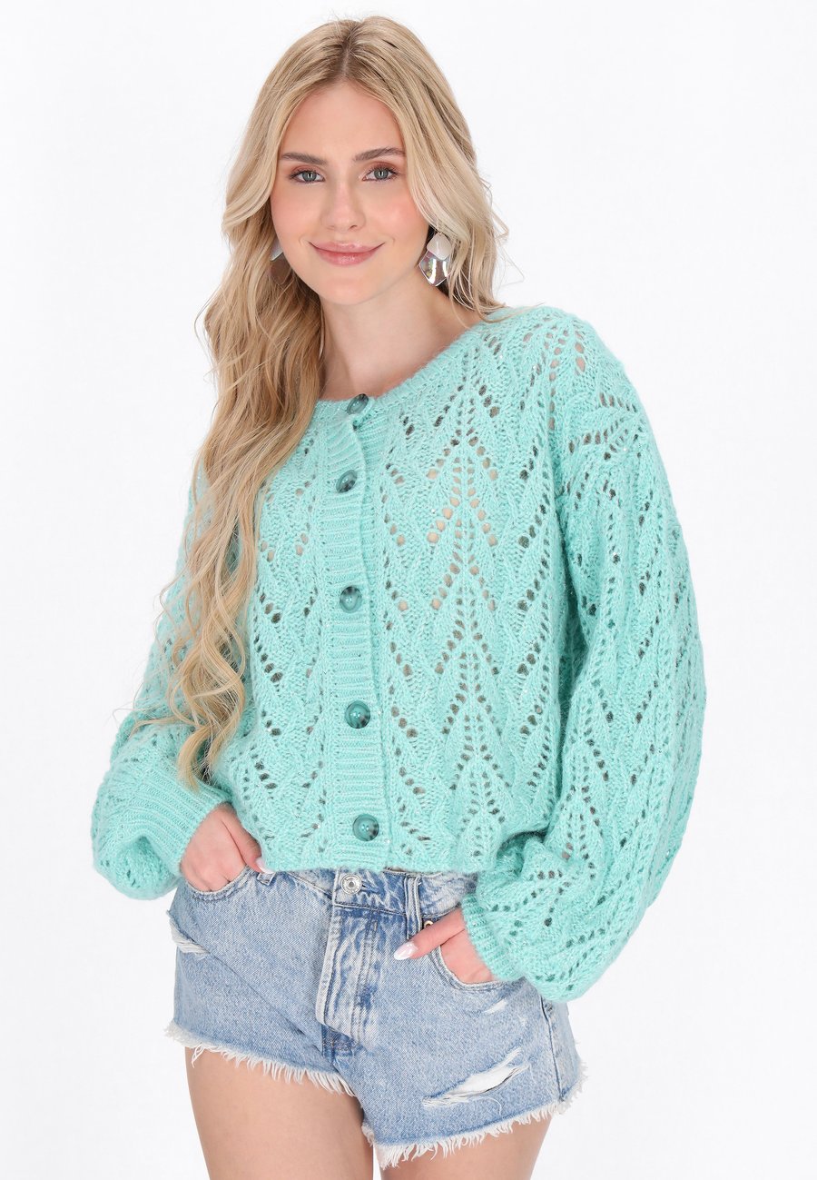 Кардиган IZIA Cardigan, Turquoise
Кардиган IZIA Cardigan, Turquoise