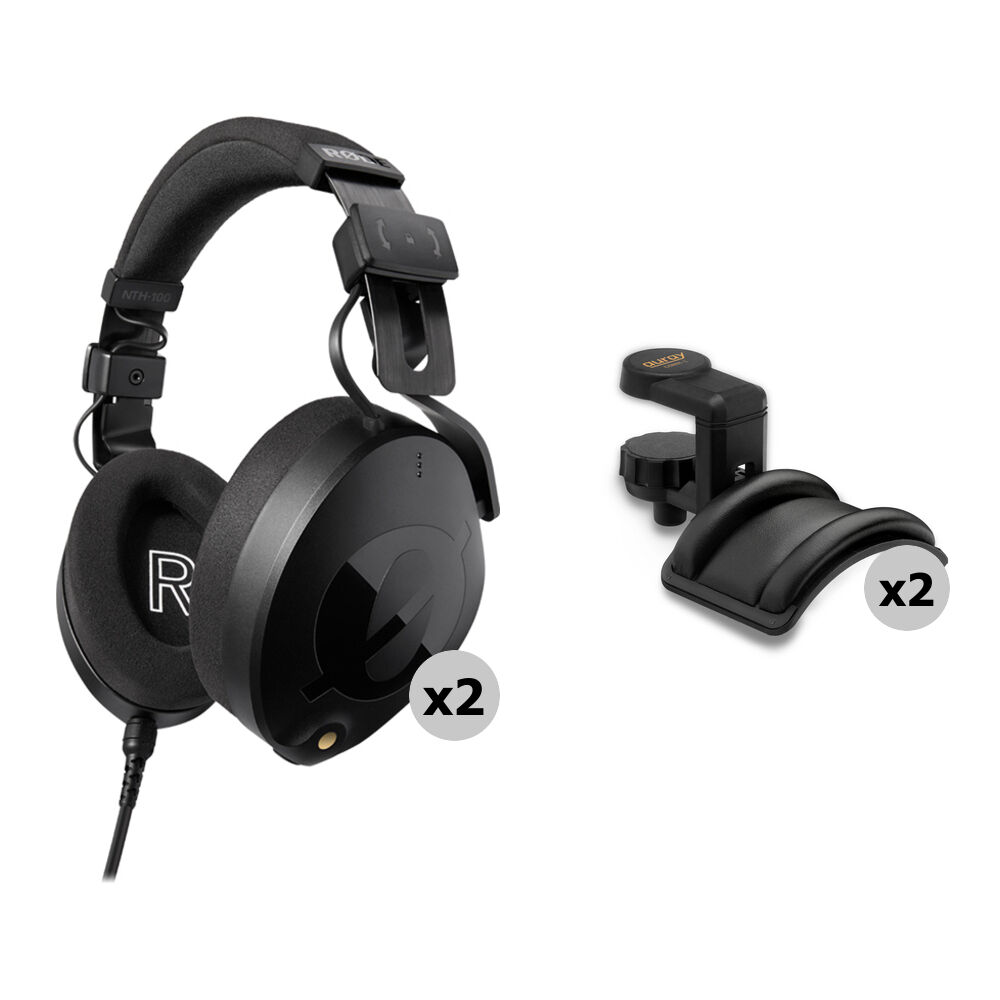 Комплект профессиональных наушников RODE NTH-100 закрытого типа с держателем (черные, 2 шт.)
Комплект профессиональных наушников RODE NTH-100 закрытого типа с держателем (черные, 2 шт.)